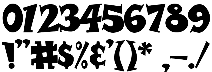 WOLVINS Bold Font OTHER CHARS