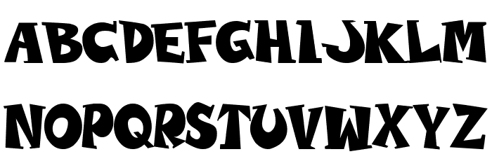 WOLVINS Bold Font LOWERCASE