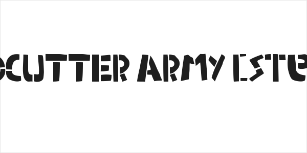 WOODCUTTER ARMY [Stencil] Logo