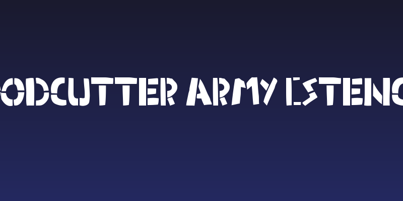 WOODCUTTER ARMY [Stencil] Social Header