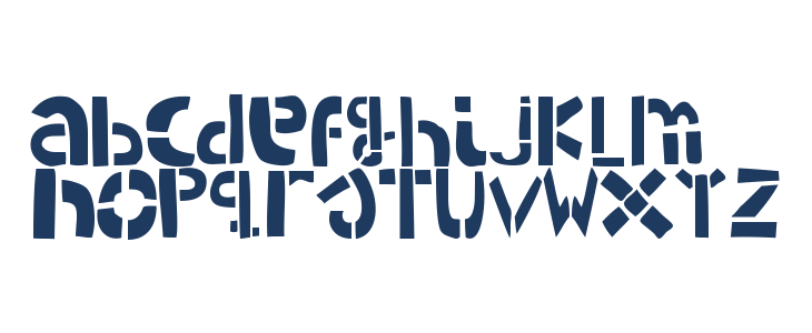 WOODCUTTER ARMY [Stencil] Lowercase