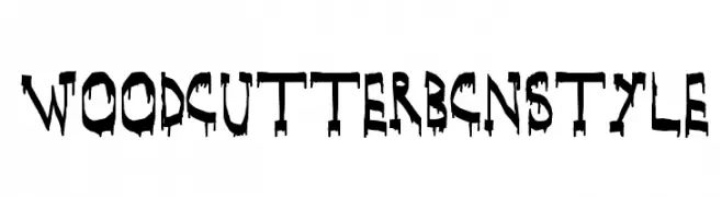 WOODCUTTER BCN Style  Frei Schriftart Herunterladen