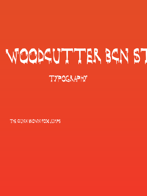 WOODCUTTER BCN Style Poster