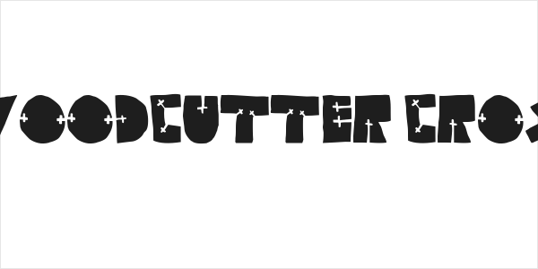 WOODCUTTER CROSS Logo