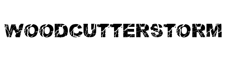 WOODCUTTER STORM Font