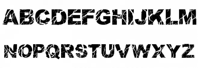 WOODCUTTER STORM Font UPPERCASE
