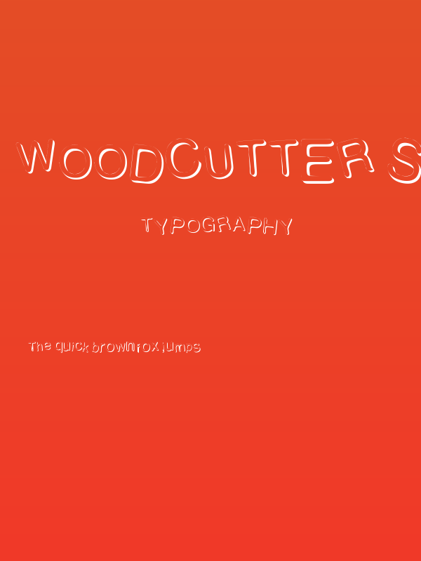 WOODCUTTER SUTIL SHADOW Poster