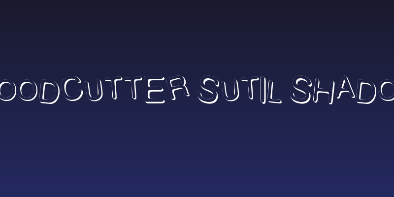 WOODCUTTER SUTIL SHADOW Social Header