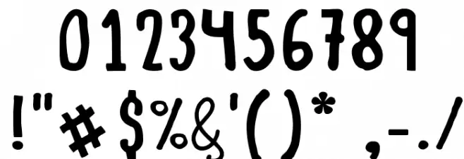 WOODCUTTER simple font Bold Font OTHER CHARS