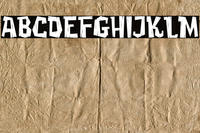 WOODPECKER Demo Font examples