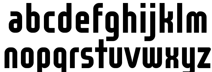 WOX~Modelist Bold Demo Font LOWERCASE