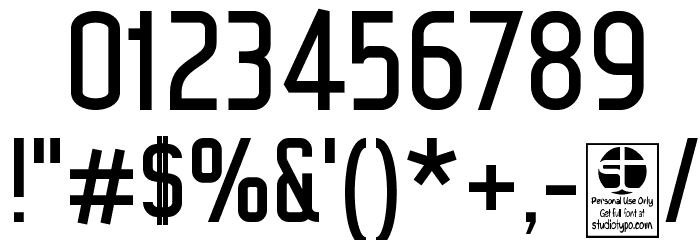 WOX~Modelist Demo Font OTHER CHARS