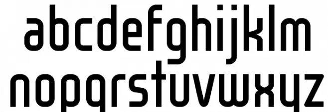 WOX~Modelist Demo फ़ॉन्ट लोअरकेस