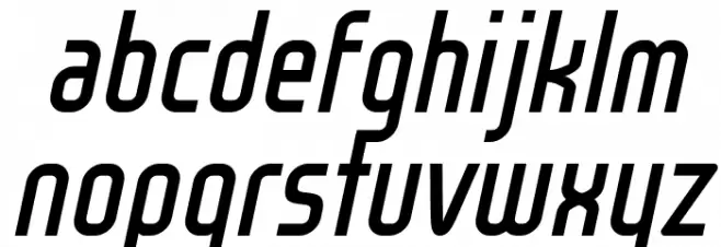 WOX~Modelist Italic Demo फ़ॉन्ट लोअरकेस