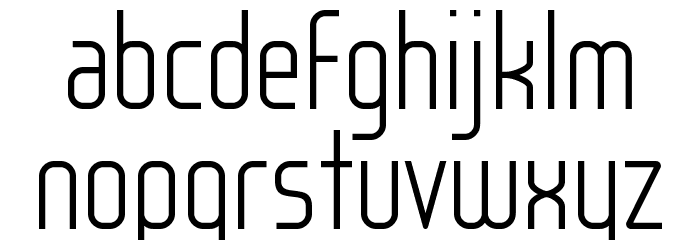 WOX~Modelist Light Demo Font LOWERCASE