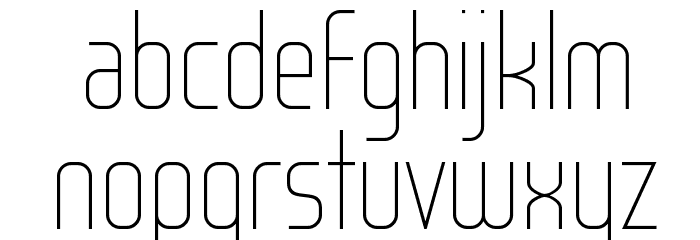 WOX~Modelist Thin Demo Font LOWERCASE