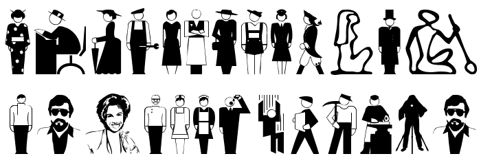 WoMan Font LOWERCASE