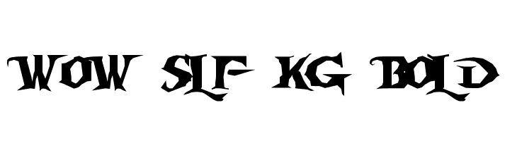 WoW SlF KG Bold  لخطوط تنزيل