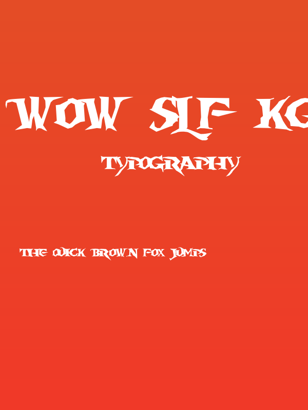 WoW SlF KG Bold Poster