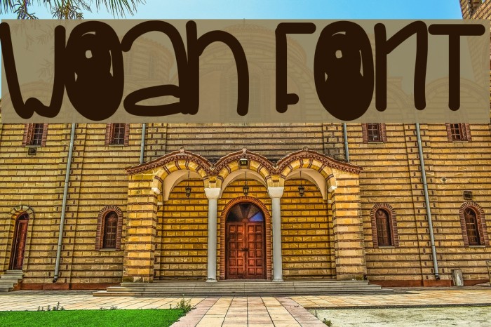 Woah Font examples