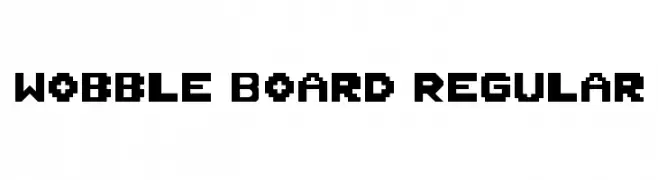 Wobble Board Regular  Fuentes Gratis Descargar