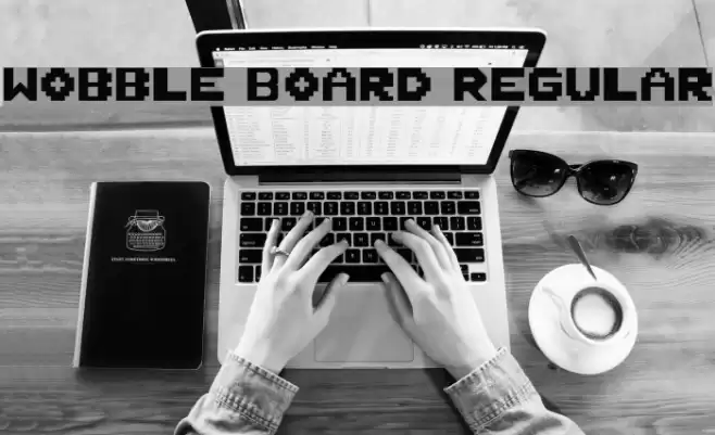 Wobble Board Regular Font examples