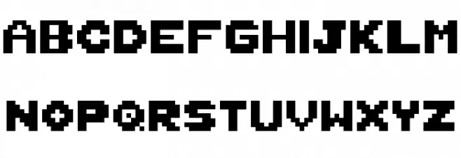 Wobble Board Regular Font Litere mici