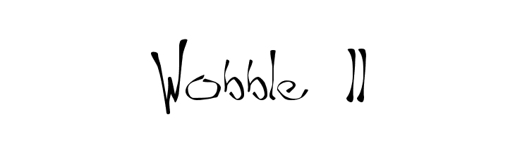 Wobble II  font caratteri gratis