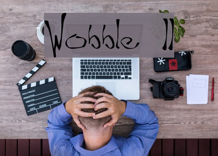 Wobble II Font examples