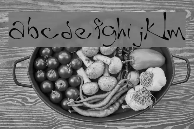 Wobble Schriftart examples