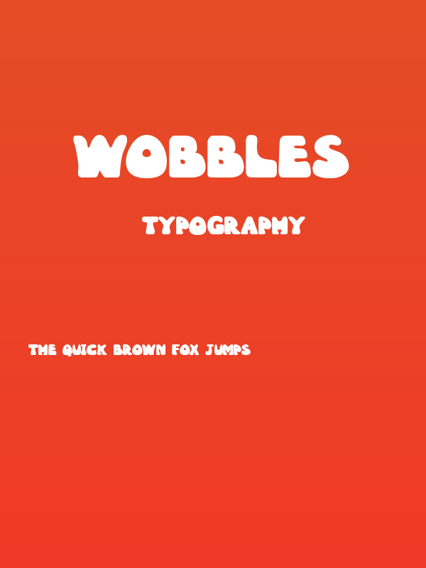 Wobbles Poster