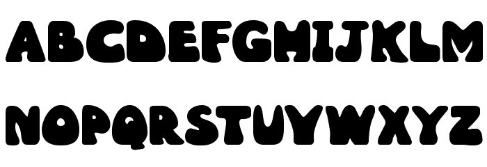 Wobbles Font LOWERCASE