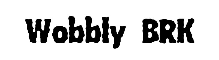 Wobbly BRK  नि: शुल्क फ़ॉन्ट्स डाउनलोड