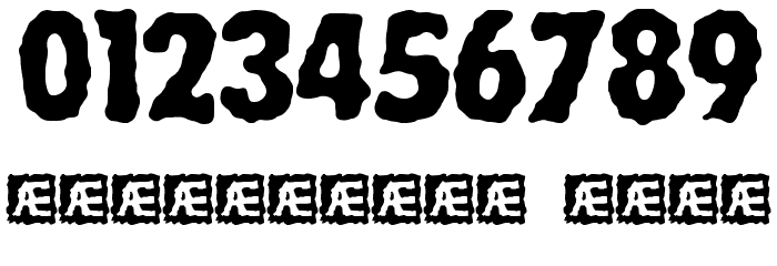 Wobbly BRK Font OTHER CHARS