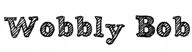 Wobbly Bob  नि: शुल्क फ़ॉन्ट्स डाउनलोड