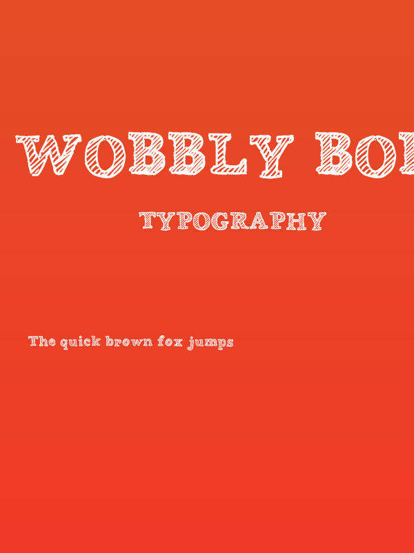 Wobbly Bob Poster