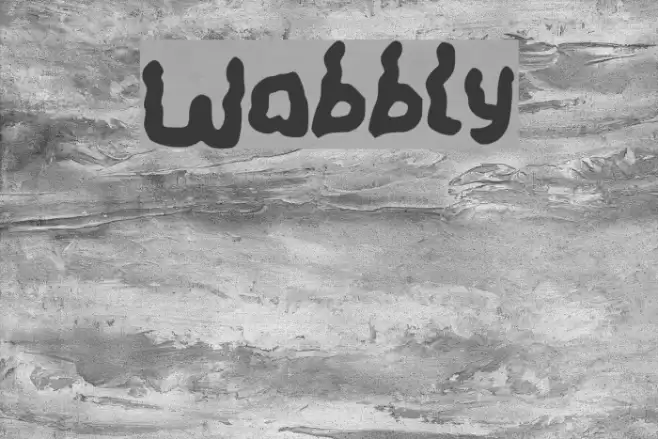 Wobbly Font examples