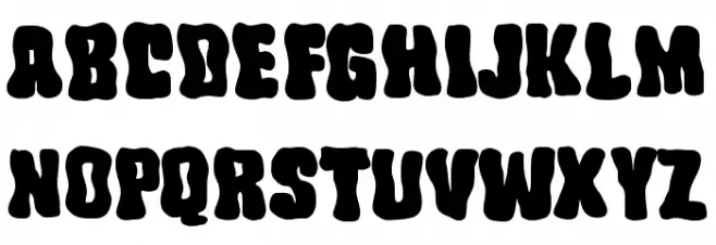 Wocke Funky Шрифта ВЕРХНИЙ