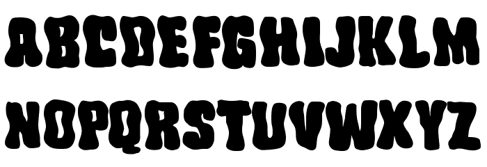 Wocke Funky Font LOWERCASE
