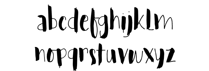 Woebegone DEMO Regular Font LOWERCASE