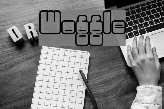 Woggle Font examples