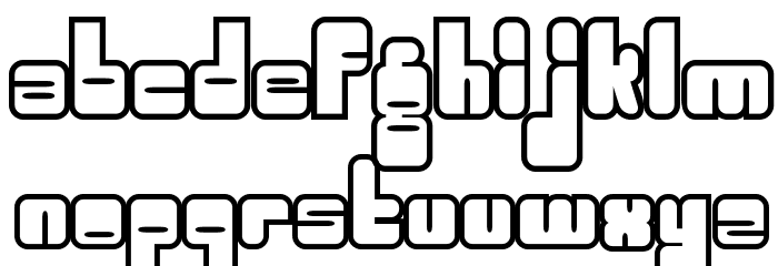 Woggle Font LOWERCASE