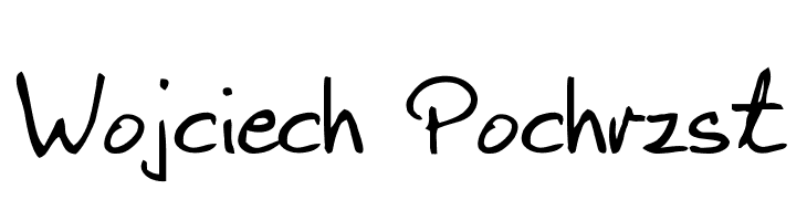 Wojciech Pochrzst Font