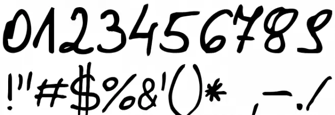 Wojciech Pochrzst Font OTHER CHARS