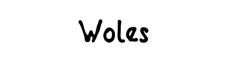 Woles  font caratteri gratis