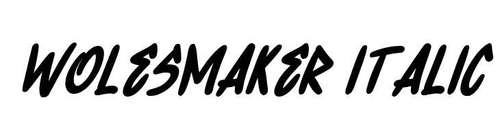 Wolesmaker Italic  Frei Schriftart Herunterladen