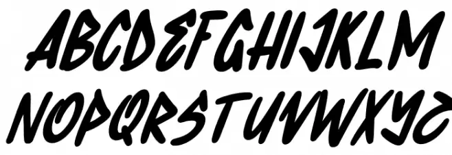 Wolesmaker Italic Schriftart Groß