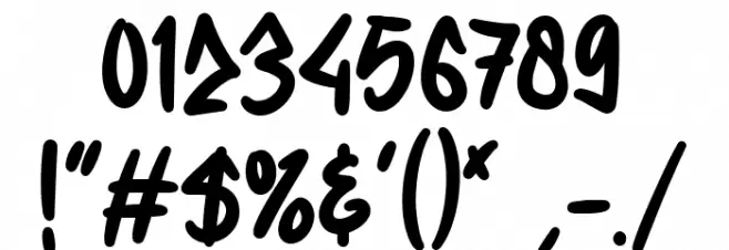 Wolesmaker Font OTHER CHARS