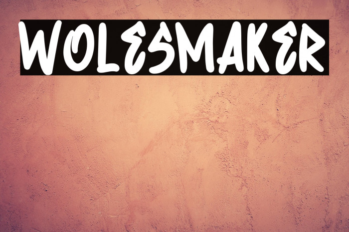Wolesmaker Example 1