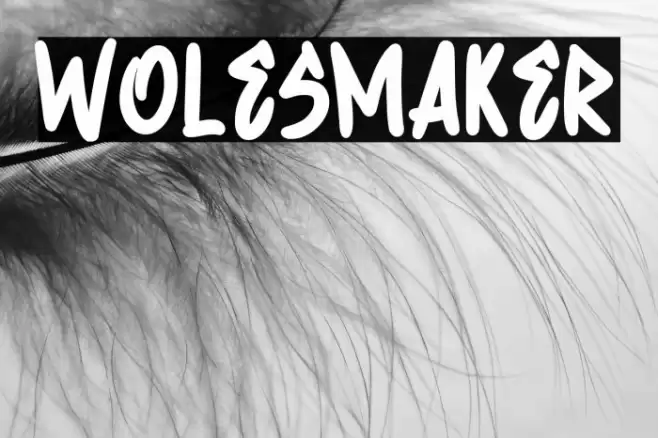 Wolesmaker Font examples